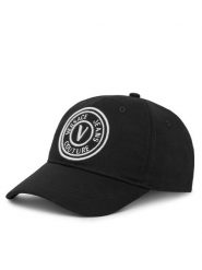 Versace Jeans Couture Czapka z daszkiem 78VAZK26 Czarny. Czarne czapki z daszkiem Versace Jeans Couture, bez wzorów, z bawełny. Za 199.99 zł.