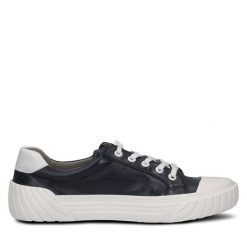 Trampki Caprice. Niebieskie trampki Caprice, bez wzorów, bez zapięcia. Za 219.99 zł.