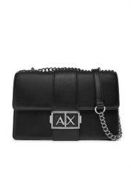 Armani Exchange Torebka XW000070 AF12039 UC001 Czarny. Czarne kopertówki Armani Exchange, bez wzorów, ze skóry, wizytowe, bez dodatków. Za 699.99 zł.