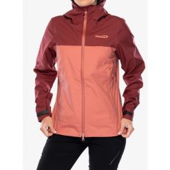 Kurtka przeciwdeszczowa damska Inov-8 Venturelite Jacket FZ. Czerwone kurtki przeciwdeszczowe Inov-8, bez wzorów, bez kaptura, trekkingowe. Za 686.99 zł.
