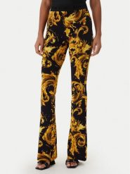 Versace Jeans Couture Legginsy 80HAC107 JS533 Czarny Flare Fit. Czarne legginsy Versace Jeans Couture, bez wzorów, z jeansu. Za 1,069.00 zł.