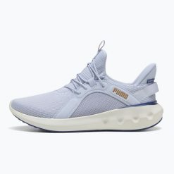 Buty do biegania PUMA Softride Carson Sliptech. Szare buty do biegania Puma, bez wzorów, bez zapięcia, do biegania. Za 209.99 zł.