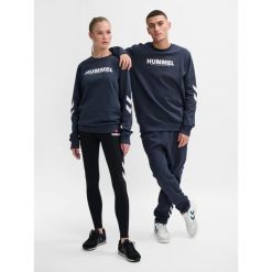 Bluza piłkarska dla dorosłych Hummel hml LEGACY. Niebieskie bluzy bez kaptura Hummel, xs, bez wzorów, bez kaptura, do piłki nożnej. Za 180.00 zł.