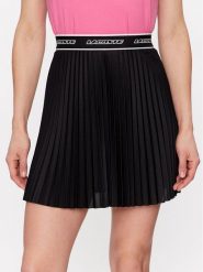 Lacoste Spódnica plisowana JF4342 Czarny Regular Fit. Czarne spódnice Lacoste, xs, bez wzorów, z syntetyku, midi. Za 729.99 zł.