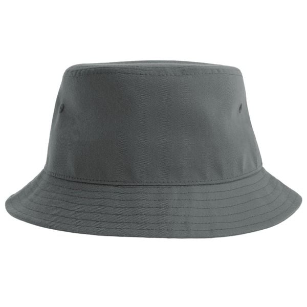 Czapka Z Daszkiem Dla Dorosłych Unisex Geo Recycled Polyester Bucket Hat. Szare czapki z daszkiem ATLANTIS, bez wzorów, sportowe. Za 60.99 zł.