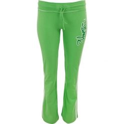 Spodnie dresowe Nordblanc damskie zielone 40. Szare spodnie dresowe ŠIJEME SRDCEM, bez wzorów, z bawełny, sportowe, długie. Za 176.99 zł.