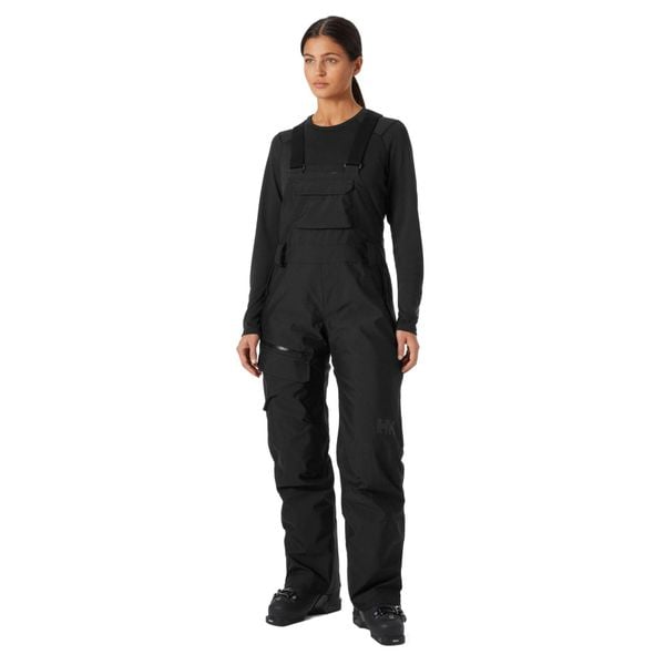 Damski kombinezon narciarski Helly Hansen Powderqueen BIB. Czarne kombinezony Helly Hansen, l, bez wzorów, z materiału, wakacyjne, bez kołnierzyka, bez ramiączek. Za 1,032.30 zł.