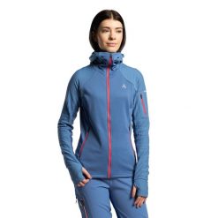 Bluza damska Schöffel Rotbach. Niebieskie bluzy Schöffel, s, bez wzorów, bez kaptura. Za 849.99 zł.