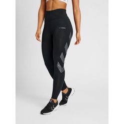 Damskie wysokie legginsy Hummel MT Paris. Czarne legginsy Hummel, bez wzorów, z dżerseju, sportowe. Za 208.00 zł.