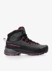 Buty podejściowe damskie La Sportiva TX4 Evo Mid GTX. Czarne buty trekkingowe La Sportiva, bez wzorów, z gore-texu, przed kolano, bez zapięcia, trekkingowe, gore-tex. Za 1,149.99 zł.