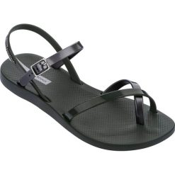 Sandały plażowe damskie Ipanema Fashion Sandal VIII FEM. Zielone sandały Ipanema, bez wzorów, sportowe, bez obcasa, bez zapięcia. W wyprzedaży za 89.99 zł.