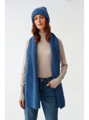 TATUUM Szal w kolorze niebieskim - 175 x 36 cm rozmiar: onesize. Niebieskie szaliki i kominy Tatuum, bez wzorów. Za 60.99 zł.