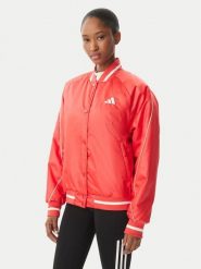 Adidas Kurtka bomber Stadium JZ6921 Czerwony Loose Fit. Czerwone kurtki adidas, xs, bez wzorów, z syntetyku, bez kaptura. Za 529.99 zł.