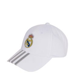 Czapka Real Madrid Home Baseball. Białe czapki z daszkiem adidas, bez wzorów, z bawełny, klasyczne. Za 146.10 zł.