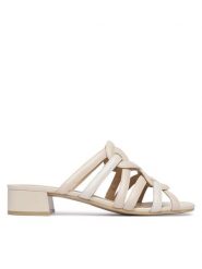 Caprice Klapki 9-27205-46 Beżowy. Brązowe klapki Caprice, bez wzorów, ze skóry, bez obcasa, bez zapięcia. Za 226.99 zł.