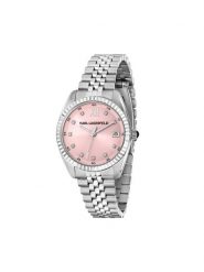 KARL LAGERFELD Zegarek R0553108508 Srebrny. Szare, analogowe zegarki KARL LAGERFELD, srebrne. Za 819.99 zł.