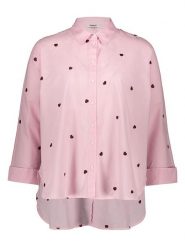 ONLY Koszula w kolorze jasnoróżowym rozmiar: L. Różowe koszule ONLY, l, bez wzorów, z bawełny, bez kołnierzyka, bez ramiączek. Za 104.99 zł.