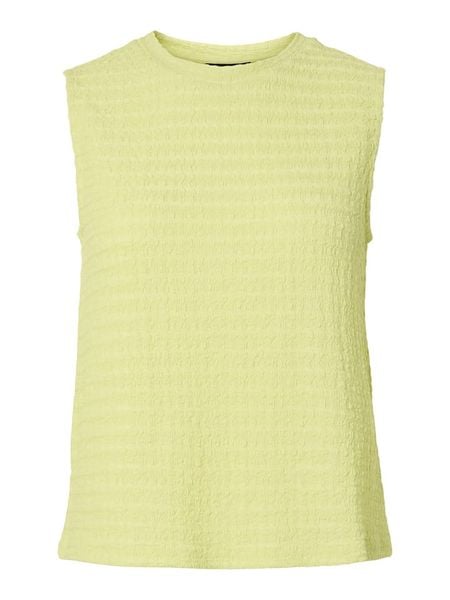 Pieces Top w kolorze żółtym rozmiar: XL. Żółte topy Pieces, xl, bez wzorów, bez kołnierzyka, bez ramiączek. Za 40.95 zł.