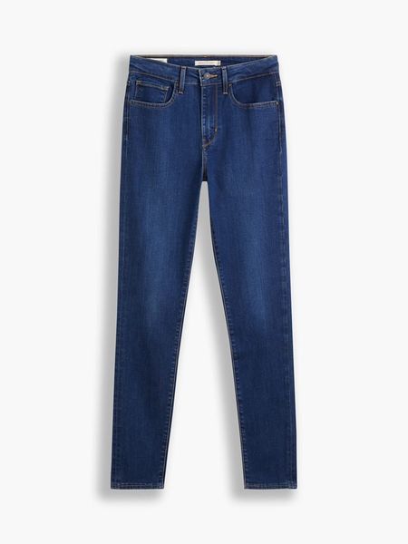 Levi´s Dżinsy "721" - Skinny fit - w kolorze granatowym rozmiar: W24/L32. Niebieskie jeansy l, z aplikacjami, klasyczne, z podwyższonym stanem. Za 257.92 zł.
