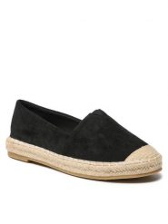 Jenny Fairy Espadryle WSS990-105 Czarny. Czarne espadryle Jenny Fairy, bez wzorów, z materiału, bez obcasa. Za 43.99 zł.