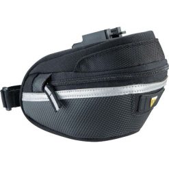 Torebka rowerowa podsiodłowa Topeak Wedge Pack Ii Small W/fixer. Czarne torebki klasyczne Topeak, bez wzorów, sportowe, bez dodatków. Za 105.90 zł.