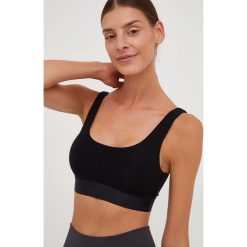 GAP biustonosz kolor czarny gładki. Czarne biustonosze GAP, bez wzorów. Za 119.99 zł.