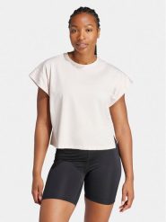 Adidas Koszulka techniczna Studio IS2979 Różowy Regular Fit. Czerwone t-shirty sportowe adidas, l, bez wzorów, z syntetyku, bez ramiączek, na fitness i siłownię. Za 169.99 zł.