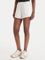 Guess Szorty sportowe O6GD02 KCQP2 Biały Relaxed Fit. Białe szorty sportowe Guess, z aplikacjami, z syntetyku. Za 179.99 zł.