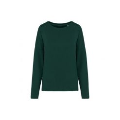Bluza damska Kariban Loose. Zielone bluzy bez kaptura KARIBAN, m, bez wzorów, z bawełny, bez kaptura. Za 147.00 zł.