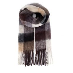 Szal Jenny Fairy. Brązowe szaliki i kominy Jenny Fairy, bez wzorów. Za 59.99 zł.