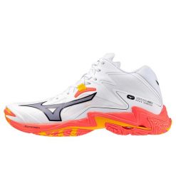 Buty Do Siatkówki Mizuno Shoe Wave Lightning Z Mid Dorośli. Białe buty treningowe Mizuno, bez wzorów, z materiału, bez zapięcia, do siatkówki, mizuno wave. Za 635.75 zł.