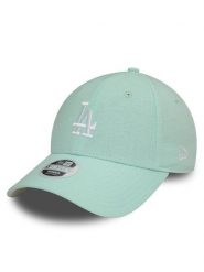New Era Czapka z daszkiem Wmns Mlb Linen 940 La Dodgers 60503464 Zielony. Zielone czapki z daszkiem New Era, bez wzorów, z materiału. Za 89.99 zł.