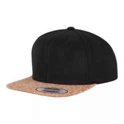 Czapka Z Daszkiem Cork Snapback Cap. Czarne czapki z daszkiem FLEXFIT, bez wzorów. Za 104.99 zł.