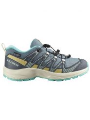 SALOMON Buty turystyczne "XA Pro V8" w kolorze niebieskim rozmiar: 35. Niebieskie buty trekkingowe Salomon, bez zapięcia. Za 229.46 zł.