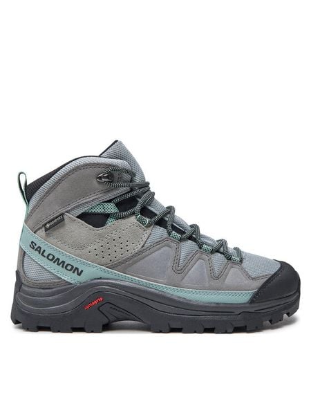 Salomon Trekkingi Quest Rove Gore-Tex L47181600 Szary. Szare buty trekkingowe Salomon, bez wzorów, z gore-texu, bez zapięcia, trekkingowe, gore-tex. Za 499.99 zł.