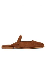 Inuikii Klapki Lazy NY 1014.003.0051.150 Brązowy. Brązowe klapki Inuikii, bez wzorów, ze skóry, bez obcasa, bez zapięcia. Za 969.99 zł.