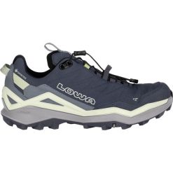 Półbuty LOWA MADDOX PRO GTX LO SL Ws. Niebieskie buty trekkingowe Lowa, bez wzorów, z gore-texu, bez zapięcia, do biegania, gore-tex. Za 893.05 zł.