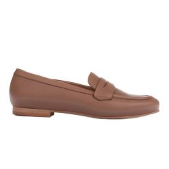 Marco Shoes Loafersy ze skórzaną ozdobą beżowy. Brązowe baleriny z aplikacjami, bez obcasa, bez zapięcia. W wyprzedaży za 379.00 zł.