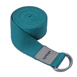 Pas do jogi Premium - Bawełna - 250 cm. Zielone paski VIRTUFIT, bez wzorów, z bawełny, sportowe. Za 69.00 zł.