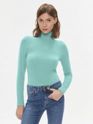 Pinko Golf Abdaly 102067 A17S Turkusowy Regular Fit. Niebieskie swetry Pinko, m, bez wzorów, z wiskozy, bez ramiączek. Za 719.99 zł.