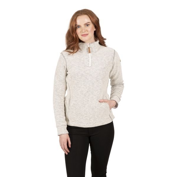 Bluza Damska Ronette. Białe bluzy Trespass, xs, z aplikacjami, z bawełny, bez kaptura, trekkingowe. Za 204.99 zł.