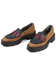 Anna Morellini Skórzane mokasyny "Marbara" w kolorze jasnobrązowym rozmiar: 38. Brązowe mokasyny Anna Morellini, bez wzorów. Za 417.45 zł.