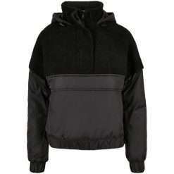 Kurtka Damska Sherpa Pull Over Jacket. Czarne kurtki Urban Classics, xl, bez wzorów, bez kaptura. Za 287.99 zł.