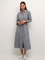 Cream Sukienka koszulowa CRVimma 10610658 Niebieski Feminine Fit. Niebieskie sukienki Cream, bez wzorów, z wiskozy, bez kołnierzyka, bez ramiączek, koszulowe. Za 319.99 zł.