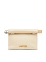 JACQUEMUS Torebka La Petite Pochette Rond C 241BA392-3171 Écru. Kopertówki JACQUEMUS, bez wzorów, ze skóry, wizytowe, bez dodatków. Za 3,019.00 zł.