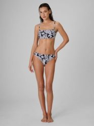 4F Dół od bikini damski - czarny XS. Czarne bikini 4f, bez wzorów, z materiału, eleganckie. Za 59.99 zł.