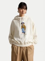 Polo Ralph Lauren Bluza 211B17799001 Biały Regular Fit. Białe bluzy Polo Ralph Lauren, l, bez wzorów, z bawełny, bez ramiączek, bez kaptura. Za 1,299.00 zł.