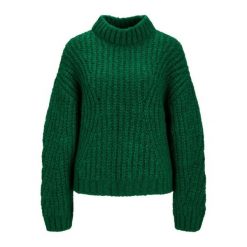 Damski sweter z długim rękawem JJXX maxime. Zielone swetry JJXX, na zimę, bez wzorów, eleganckie, bez ramiączek. Za 231.00 zł.