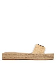 LAUREN RALPH LAUREN Espadryle 802P06398004 Beżowy. Brązowe espadryle Lauren Ralph Lauren, bez wzorów, z syntetyku, bez obcasa. Za 639.99 zł.