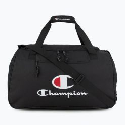 Torba treningowa Champion Progress Duffel. Czarne torby sportowe Champion, bez wzorów. Za 89.99 zł.